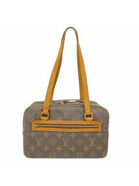 Louis Vuitton Shoulder Bag Monogram Cite MM Brown